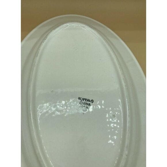 Buffalo China Blue Willow Large Oval Platter 12 1/2" Restaurant Ware - Picture 9 of 9
